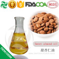 Factory supply pure natural sweet almond carrier oil bulk